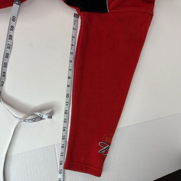 Vintage Dale Earnhardt Jr Quarter Zip Fleece Jacket Medium Red Winners Circle #8 - Picture 7 of 7